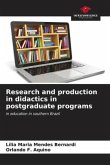 Research and production in didactics in postgraduate programs