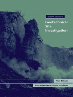 A Short Course in Geotechnical Site Investigation - Simons, Noel; Menzies, Bruce; Matthews, Marcus