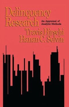 Delinquency Research - Hirschi, Travis; Selvin, Hanan C