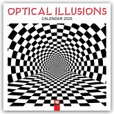 Optical Illusions Wall Calendar 2025 (Art Calendar)