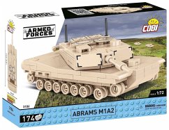 Cover COBI Armed Forces 3106 - Abrams M1A2, Panzer, Maßstab 1:72, Bausatz, 174 Klemmbausteine