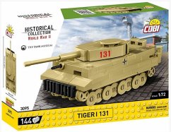 COBI Historical Collection 3095 - Tiger I 131 Panzer, WWII, Maßstab 1:72, Bausatz, 144 Teile