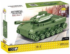 Cover COBI Historical Collection 3098 - IS-2-Panzer, WWII, Maßstab 1:72, Bausatz, 130 Klemmbausteine