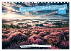 Buchholz i. d. N. - KI Illustrationen aus dem Herzen der Lüneburger Heide (Wandkalender 2025 DIN A3 quer), CALVENDO Monatskalender