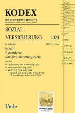 Cover KODEX Sozialversicherung 2024, Band II