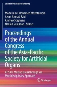 Cover Proceedings of the Annual Congress of the Asia-Pacific Society for Artificial Organs