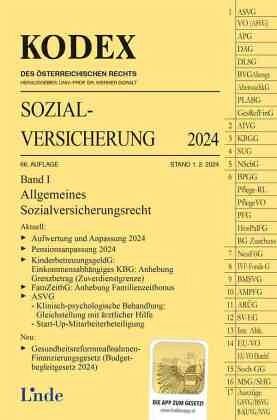 KODEX Sozialversicherung 2024, Band I KODEX Sozialversicherung 2024, Band I
