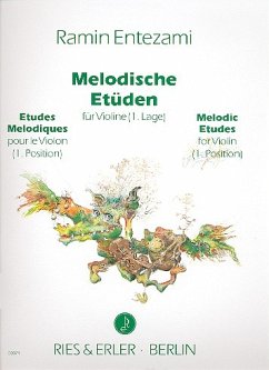 Cover Melodische Etüden Band 1 für Violine (1. Lage)
