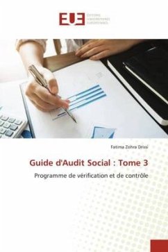 Guide d'Audit Social : Tome 3 - Drissi, Fatima Zohra