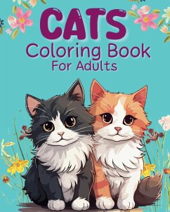 Cats Coloring Book For Adults - McMihaela, Sara