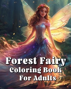 Forest Fairy Coloring Book For Adults - McMihaela, Sara