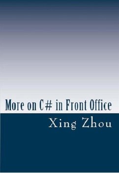 More on C# in Front Office (eBook, ePUB) - Zhou, Xing