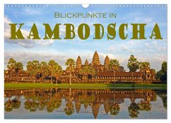 Blickpunkte in Kambodscha (Wandkalender 2025 DIN A3 quer), CALVENDO Monatskalender