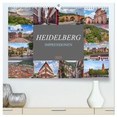 Heidelberg Impressionen (hochwertiger Premium Wandkalender 2025 DIN A2 quer), Kunstdruck in Hochglanz - Calvendo;Meutzner, Dirk