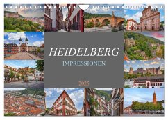 Heidelberg Impressionen (Wandkalender 2025 DIN A4 quer), CALVENDO Monatskalender - Calvendo;Meutzner, Dirk