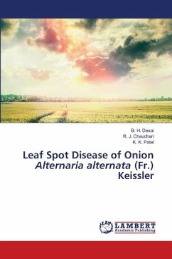 Leaf Spot Disease of Onion Alternaria alternata (Fr.) Keissler