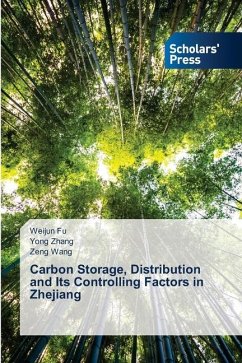 Cover Carbon Storage, Distribution and Its Controlling Factors in Zhejiang