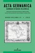Acta Germanica - Bild 1
