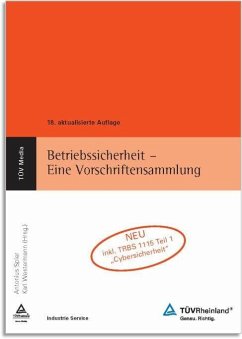 Betriebssicherheit - Eine Vorschriftensammlung (E-Book,PDF) (eBook, PDF) - Spier, Antonius; Westermann, Karl
