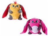 Heunec 756472 - Moodbooster Häschen Izzi, Wendemaskottchen, Hase-Wende-Plüschfigur mit Stimme, gelb/pink, Größe: 15cm Heunec 756472 - Moodbooster Häschen Izzi, Wendemaskottchen, Hase-Wende-Plüschfigur mit Stimme, gelb/pink, Größe: 15cm