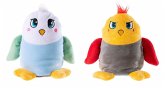 Heunec 756571 - Moodbooster Vögelchen Eve, Wendemaskottchen, Vogel-Wende-Plüschfigur mit Stimme, blau/gelb, Größe: 15cm Heunec 756571 - Moodbooster Vögelchen Eve, Wendemaskottchen, Vogel-Wende-Plüschfigur mit Stimme, blau/gelb, Größe: 15cm