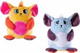 Heunec 756076 - Moodbooster Mäuschen Pep, Wendemaskottchen, Maus-Wende-Plüschfigur mit Stimme, gelb/blau, Größe: 15cm Heunec 756076 - Moodbooster Mäuschen Pep, Wendemaskottchen, Maus-Wende-Plüschfigur mit Stimme, gelb/blau, Größe: 15cm
