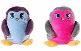 Heunec 756670 - Moodbooster Pinguechen Bob, Wendemaskottchen, Pinguin-Wende-Plüschfigur mit Stimme, blau/pink, Größe: 15cm Heunec 756670 - Moodbooster Pinguechen Bob, Wendemaskottchen, Pinguin-Wende-Plüschfigur mit Stimme, blau/pink, Größe: 15cm