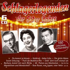 Cover Schlagerlegenden Der 50er Jahre - 150 Originalaufn