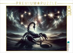 Cover CALVENDO Puzzle Der Skorpion in der Wüstennacht: Ein Symbol für Kraft und Wandlung   1000 Teile Lege-Größe 64x48cm Foto-