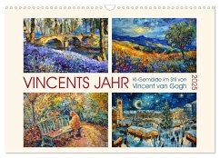 Vincents Jahr (Wandkalender 2025 DIN A3 quer), CALVENDO Monatskalender