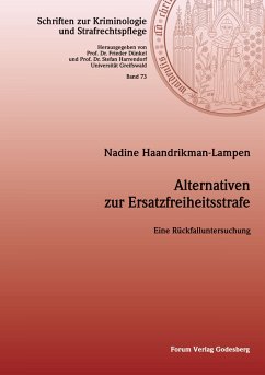 Alternativen zur Ersatzfreiheitsstrafe - Haandrikman-Lampen, Nadine