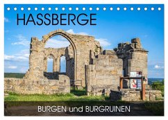 Haßberge - Burgen und Burgruinen (Tischkalender 2025 DIN A5 quer), CALVENDO Monatskalender