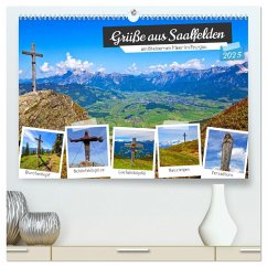 Grüße aus Saalfelden (hochwertiger Premium Wandkalender 2025 DIN A2 quer), Kunstdruck in Hochglanz