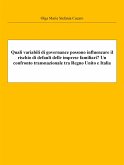 Quali variabili di governance possono influenzare il rischio di default delle imprese familiari? Un confronto transnazionale tra Regno Unito e Italia (eBook, ePUB)