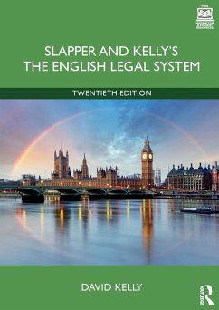 Cover Slapper and Kelly's The English Legal System