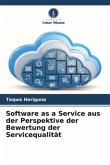 Software as a Service aus der Perspektive der Bewertung der Servicequalität