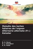 Maladie des taches foliaires de l'oignon Alternaria alternata (Fr.) Keissler