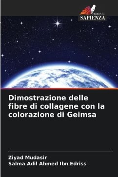 Dimostrazione delle fibre di collagene con la colorazione di Geimsa - Mudasir, Ziyad;Ahmed Ibn Edriss, Salma Adil