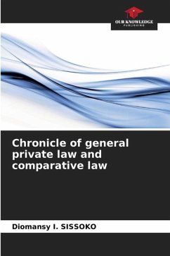 Chronicle of general private law and comparative law - SISSOKO, Diomansy I.