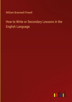 How to Write or Secondary Lessons in the English Language