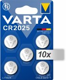 10x5 Varta electronic CR 2025 Lithium Knopfzelle 06025 101 415