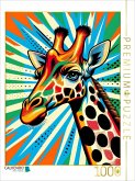CALVENDO Puzzle Retro Giraffe - Pop Art 1000 Teile Lege-Größe 64x48cm Foto-Puzzle für glückliche Stunden CALVENDO Puzzle Retro Giraffe - Pop Art 1000 Teile Lege-Größe 64x48cm Foto-Puzzle für glückliche Stunden