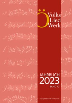 Jahrbuch des Österreichischen Volksliedwerkes · Band 72   2023