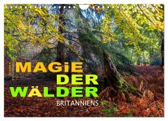 Magie der Wälder Britanniens (Wandkalender 2025 DIN A4 quer), CALVENDO Monatskalender