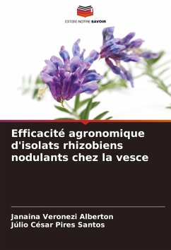 Cover Efficacité agronomique d'isolats rhizobiens nodulants chez la vesce