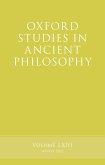 Oxford Studies in Ancient Philosophy, Volume 63 Oxford Studies in Ancient Philosophy, Volume 63