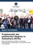 Problematik der politischen Regime in Subsahara-Afrika