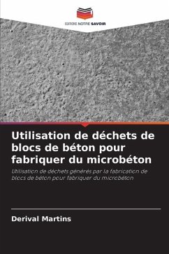 Utilisation de déchets de blocs de béton pour fabriquer du microbéton - Martins, Derival