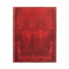 Paperblanks 2025 Weekly Planner Red Moroccan Bold Old Leather Collection Business Planners Ultra Business Planner Elastic Band 224 Pg 80 GSM