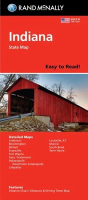 Rand McNally Easy to Read: Indiana State Map - Rand Mcnally
